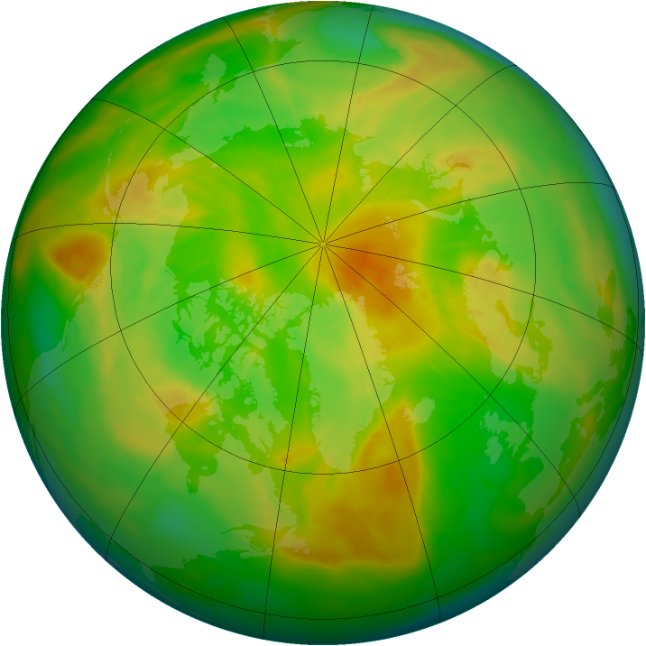 Arctic ozone map for 28 May 2009